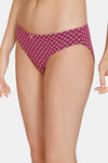 Zivame Anti-Microbial Low Rise Full Coverage Bikini Panty (Pack of 3) - Multicolor — thumbnail 6